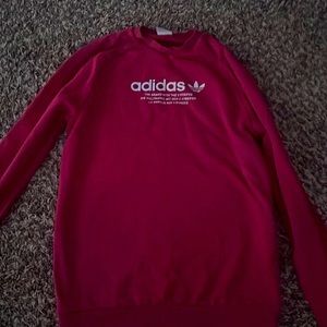 Cute pink vintage Adidas crewneck